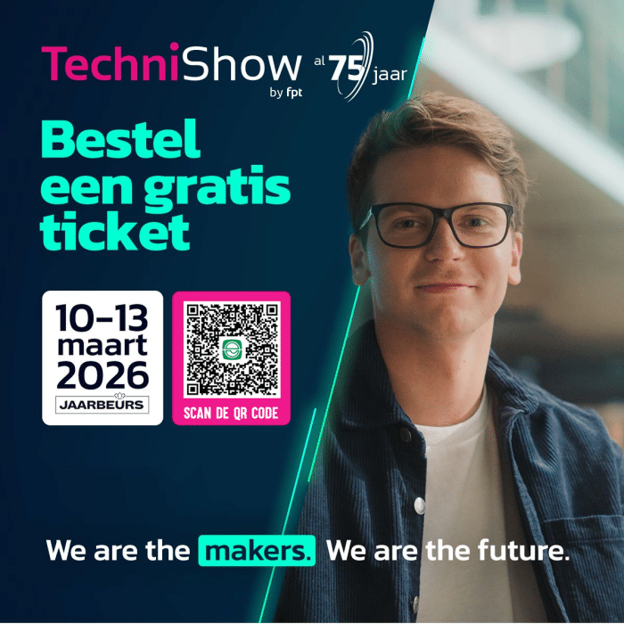Aanmelden via Electrotool voor TechniShow 2026